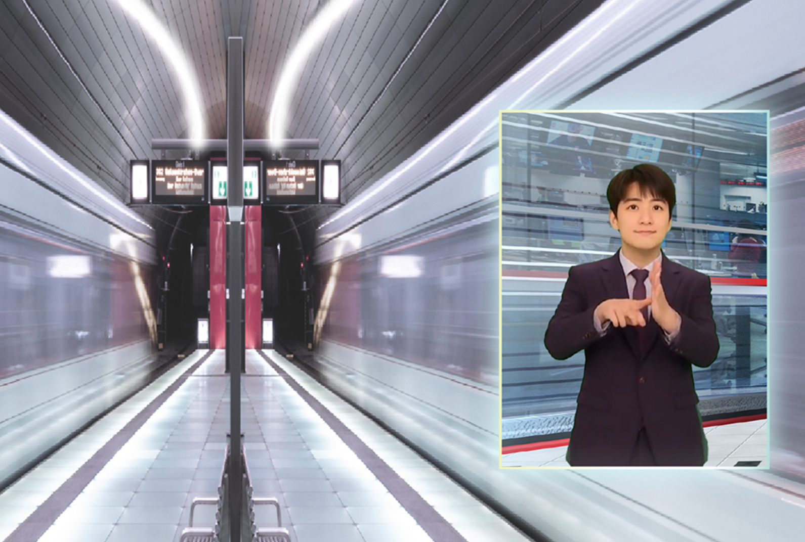 AI Sign Language Avatar keeps the deaf community up to date with the latest news during emergencies.